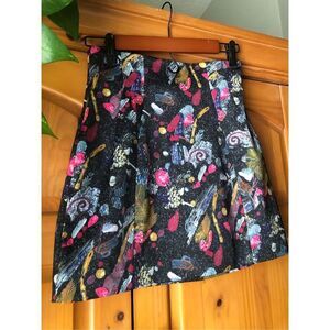 & Other Stories Abstract Vibrant and Artistic Look Skirt SZ 4